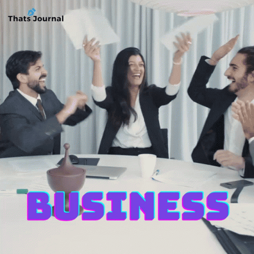 Business People Celebrating Business