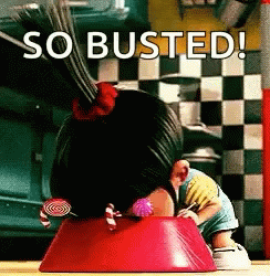 Agnes Eating Candy So Busted GIF
