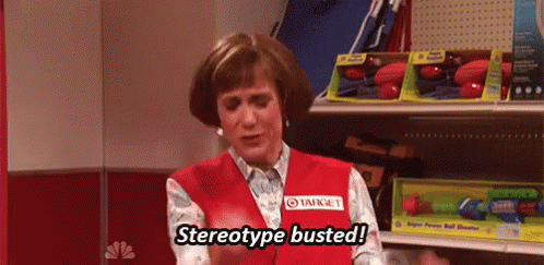 Woman Cheering Stereotype Busted GIF