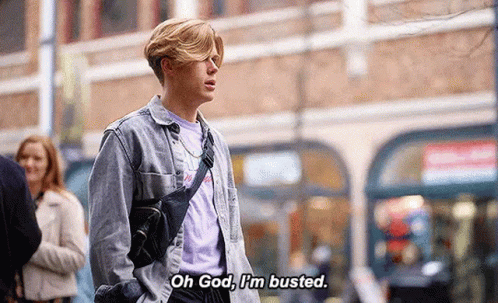 Man Shocked Reaction I Am Busted GIF