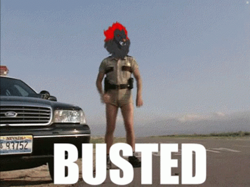 Man Busted Unexpected Action GIF