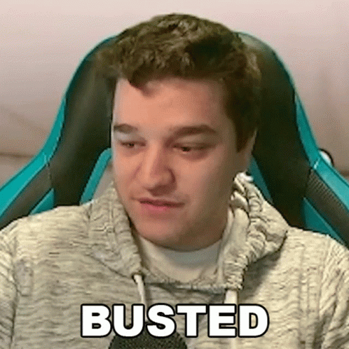 Caught In The Act Busted Man Reaction GIF