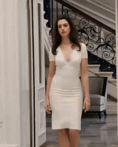 Busty Anne Hathaway GIF