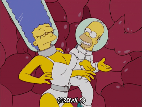 Busty Marge Simpson GIF