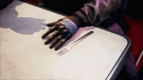 Busty Sexy Video Game Wink GIF