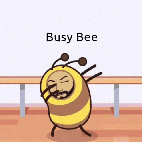 Busy Bee Dabbing Meme GIF