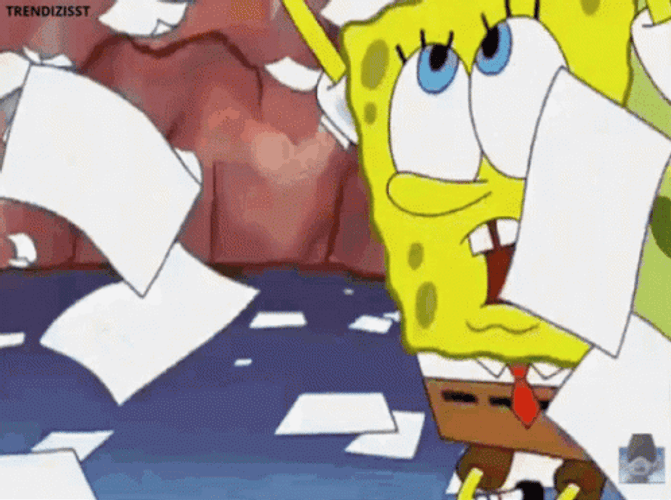 Busy Chaos Spongebob GIF