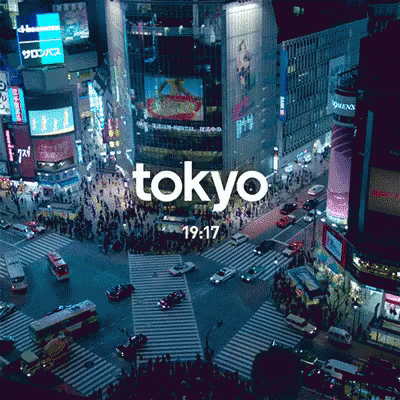 Busy Intersection Tokyo
