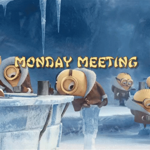 Busy Monday Frozen Minions Despicable Me GIF