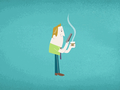 Busy Monday Quick Smoke Break GIF