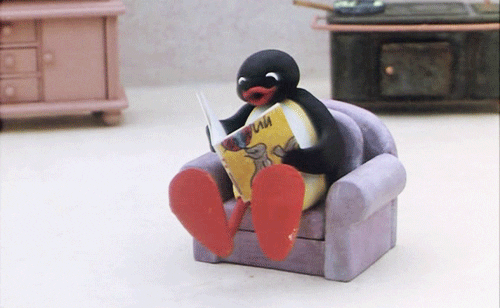 Busy Reading Noot Noot Meme GIF