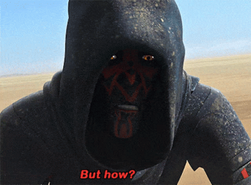 But How Star Wars Maul GIF