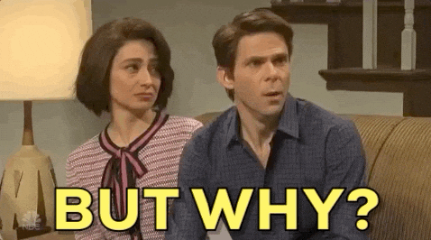 But Why Upset Confused Couple GIF