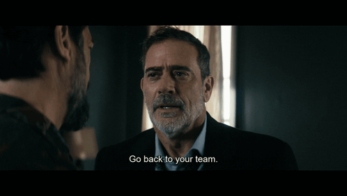 Butcher Go Back To Your Team GIF