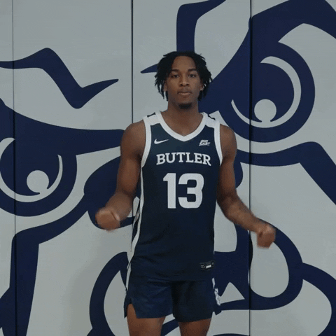 Butler Bulldogs Member Showing Muscles GIF