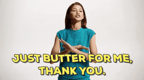 Butter Black Girl Thank You GIF