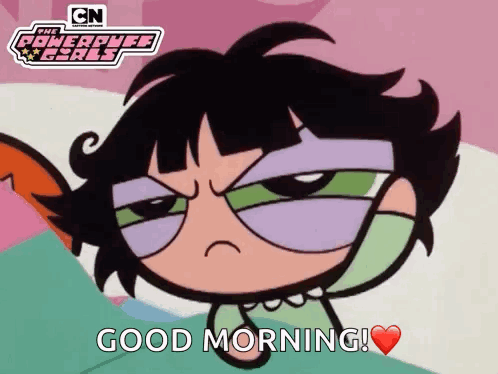 Buttercup Good Morning Just Waking Up GIF