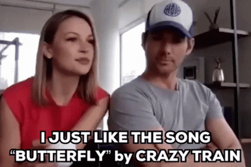 Butterfly By Crazy Train GIF