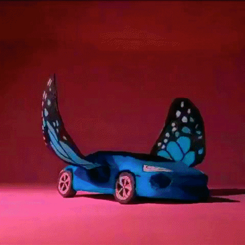 Butterfly Doors Car Art GIF