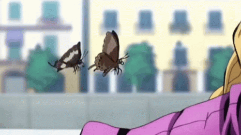 Butterfly Giorno Giovanna GIF