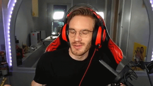Pewdiepie Butterfly Knife Playing And Talking GIF