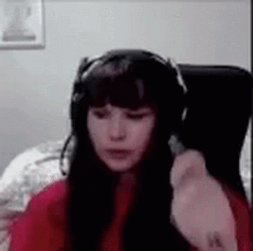 Girl Playing Butterfly Knife GIF