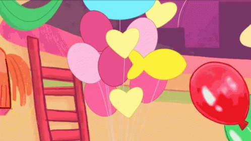 Butterfly Unicorn Balloon Pop GIF