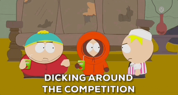 Butters Around The Competition GIF