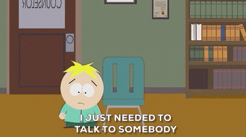 Butters Need Somebody To Talk GIF