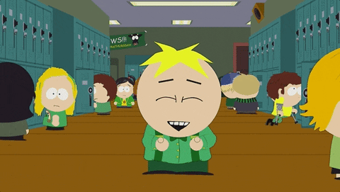 Butters Running Funny GIF