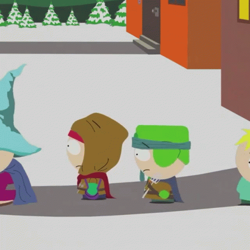 Butters Stotch Jump In Kyle Broflovski GIF