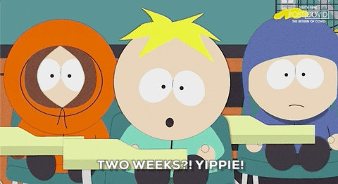 Butters To Weeks Yippie GIF