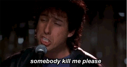 Buzz Kill Adam Sandler The Wedding Singer GIF