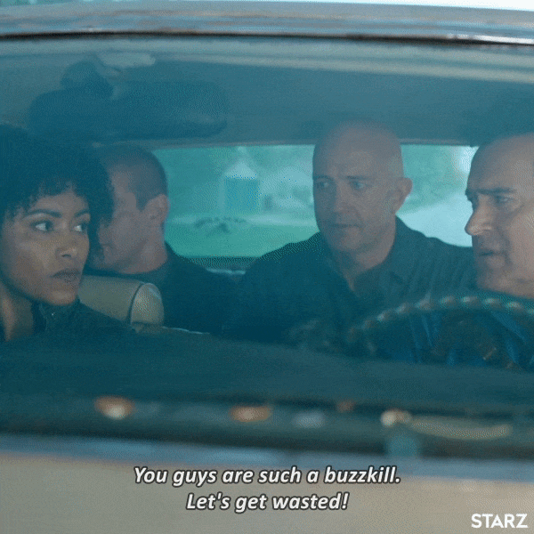 Buzz Kill Bruce Campbell Driving GIF