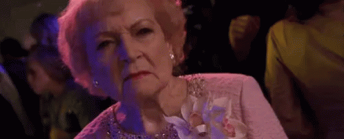 Buzz Kill Nonchalant Betty White GIF