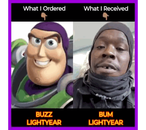 Buzz Lightyear And Man With Scarf