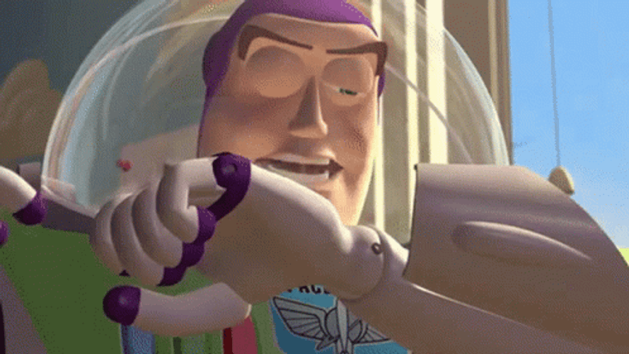 Buzz Lightyear Discussing The Mission GIF