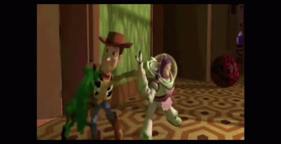 Buzz Lightyear Gets Pulled GIF