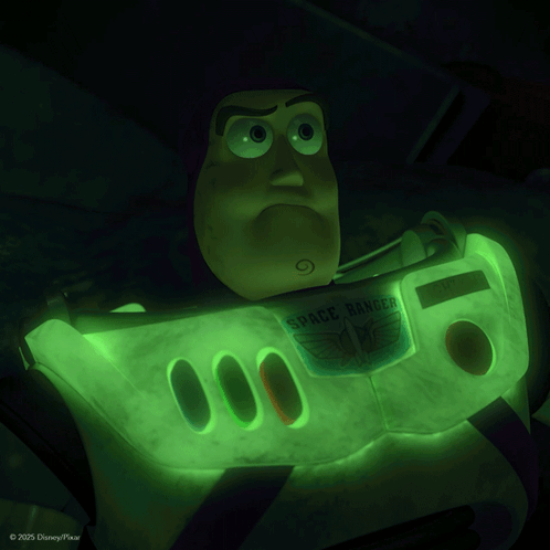 Buzz Lightyear Glowing in the Dark Wasn't Me