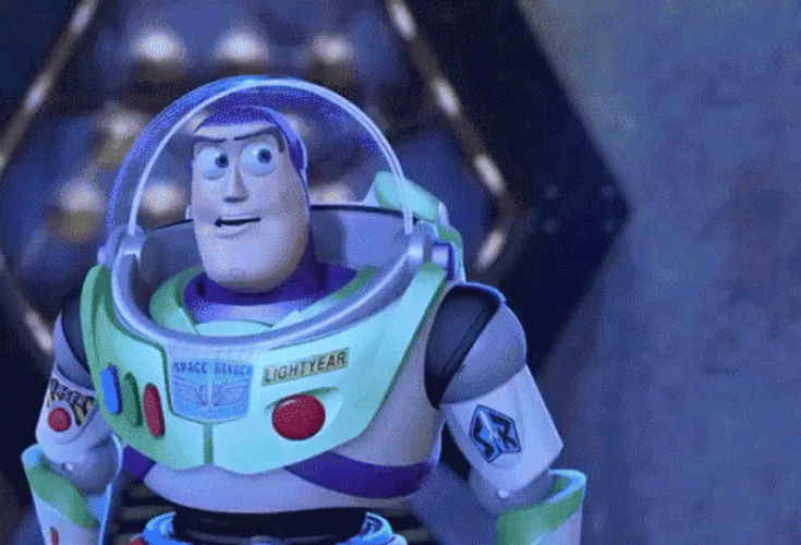 Buzz Lightyear Ready To Strike GIF
