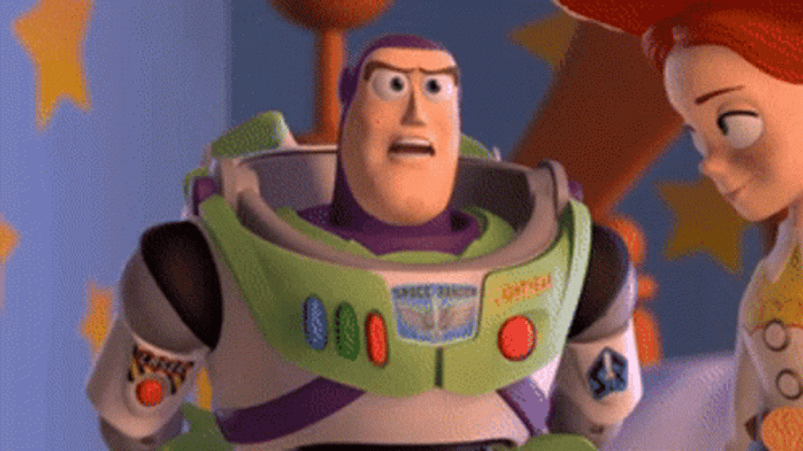 Buzz Lightyear Talking With Jessie GIF