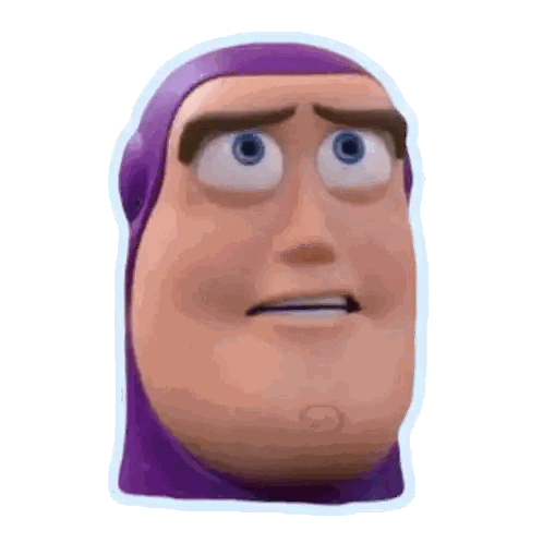Buzz Lightyear Toy Story Sticker