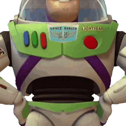Buzz Lightyear With Lightyear On Chest