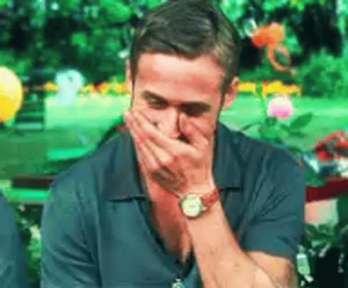 Bwahaha Trying Not To Laugh Ryan Gosling GIF