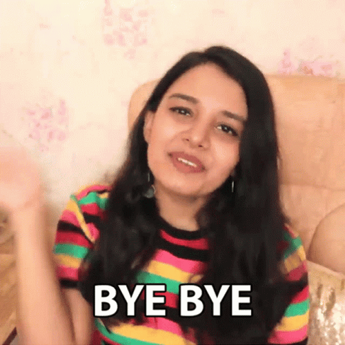 Bye Bye Ayushi Singh GIF