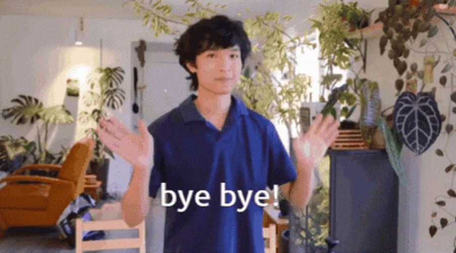 Bye Bye Bye Benji Plant Youtuber Waving GIF