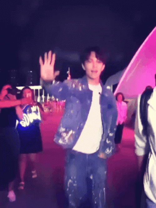 Bye Bye Bye Dimash Waving GIF