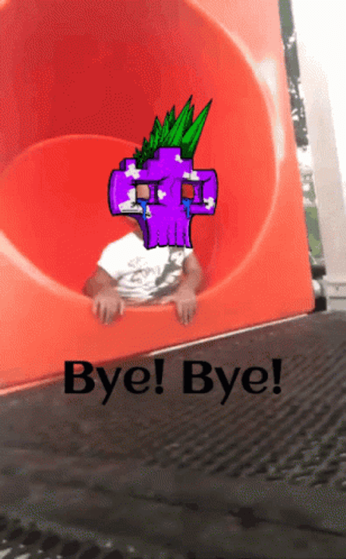 Bye Bye Bye Girl Sliding Face Swap GIF