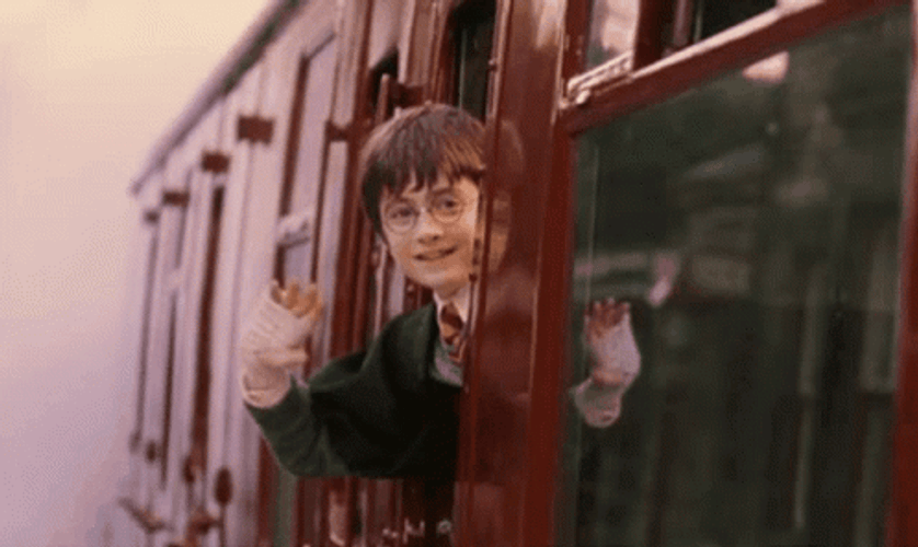 Bye Bye Bye Harry Potter Train Ride GIF