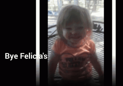 Bye Felicia Scary Kid GIF